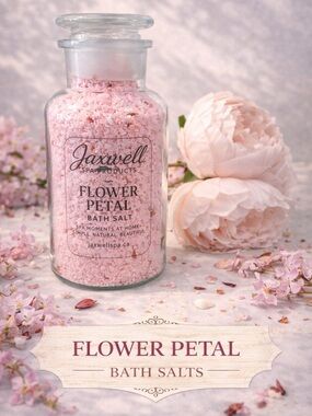 Flower Petal Bath Salt - Pink Soothing Bath Salts